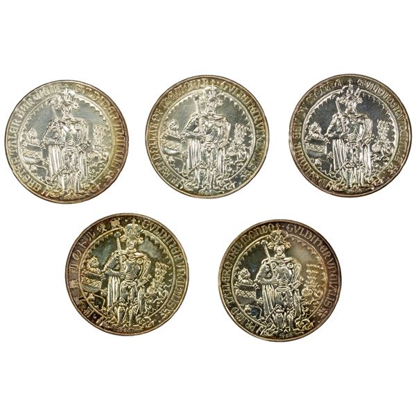AUSTRIA: Republic, AR proof set, 1986, Proof