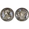 Image 1 : PAPAL STATES: Leo XIII, 1878-1903, AR medal (35.08g), 1885, XF