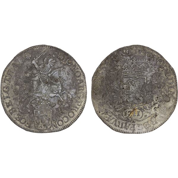 NETHERLANDS: UTRECHT: Dutch Republic, AR ducaton, 1711, XF