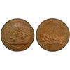 Image 1 : NETHERLANDS: Willem II, 1792-1849, AE medal (10.23g), 1783, PCGS MS63 BN