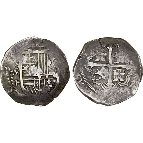 MEXICO: Felipe III, 1598-1621, AR 4 reales (13.30g), DM-Mo, F-VF