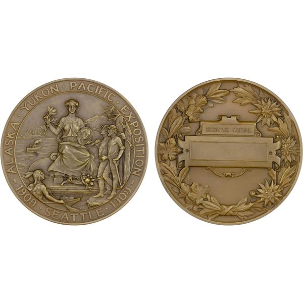 UNITED STATES: AE medal, 1909, AU