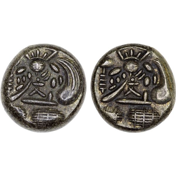 JAPAN: Genbun, 1736-1741, AR mameita-gin (3.36g), XF