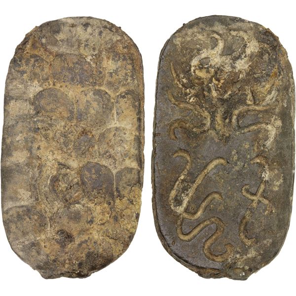 WESTERN HAN: Han Wudi, 141-87 BC, lead 300 zhu (13.4g), VF, GBCA 80