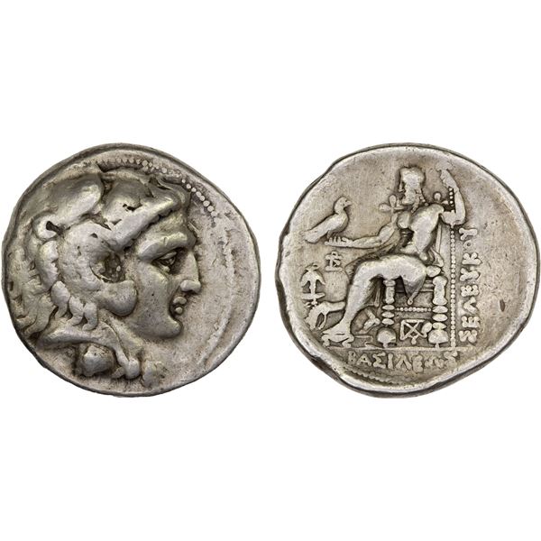 SELEUKID KINGDOM: Seleukos I Nikator, 312-281 BC, AR tetradrachm (17.01g), Ekbatana, ca. 295 BC, F-V