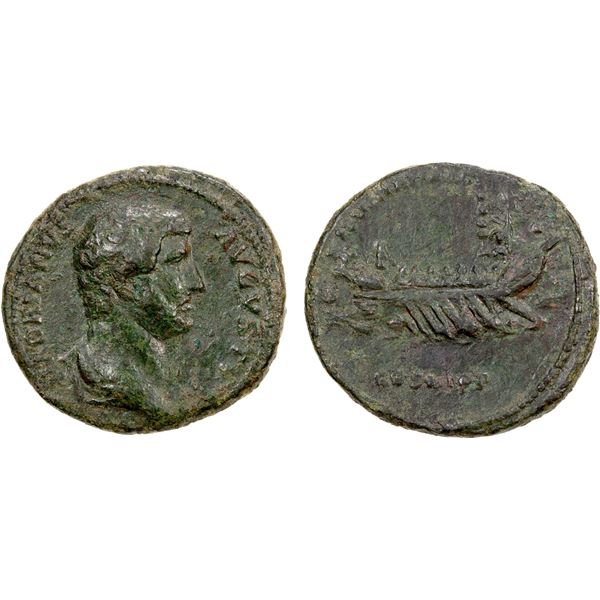 ROMAN EMPIRE: Hadrian, 117-138 AD, AE dupondius (10.69g), Rome, F-VF