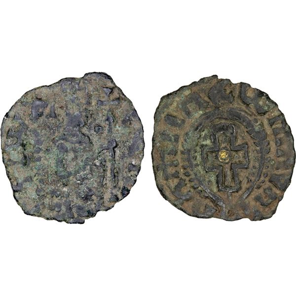 AXUM: Armah, early 7th century, AE unit (1.39g), Fine