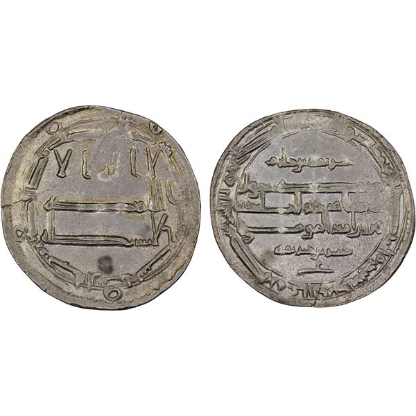 ABBASID: al-Rashid, 786-809, AR dirham (2.69g), Arran, AH189, VF-XF