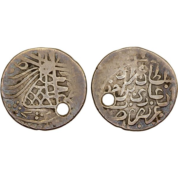 OTTOMAN EMPIRE: Murad IV, 1623-1640, AR 1/2 iraqi dirhem (1.37g) (Baghdad), DM, VF