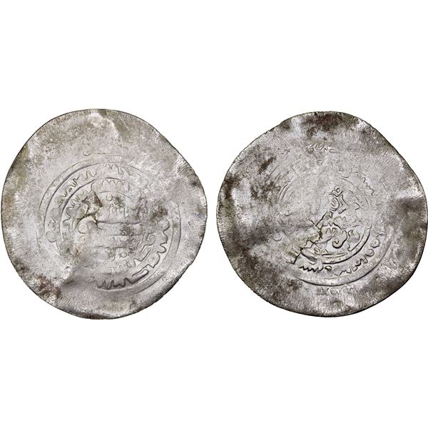 AMIR OF WARWARLIZ: al-Nasir li-din Allah 'Ali, fl. 985, AR multiple dirham, NM, ND, VF