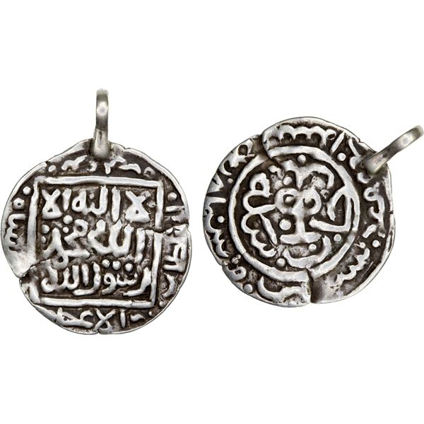 SHAHS OF BADAKHSHAN: Dawlatshah, 1291-1294, AR dirham (2.50g), Badakhshan, AH691, VF