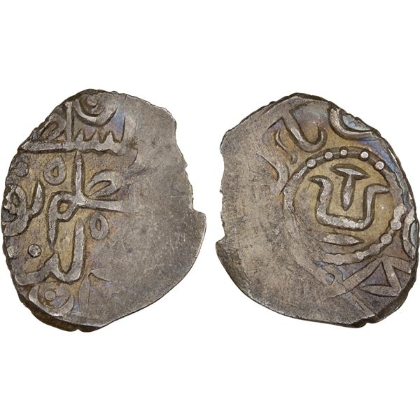 GIRAY KHANS: Nur Dawlat Giray, 1466, AR akçe (0.69g), Qrim, AH871, XF