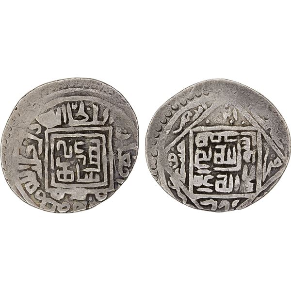 TIMURID: Shahrukh, 1405-1447, AR tanka (5.85g), Damghan, AH812, VF-XF