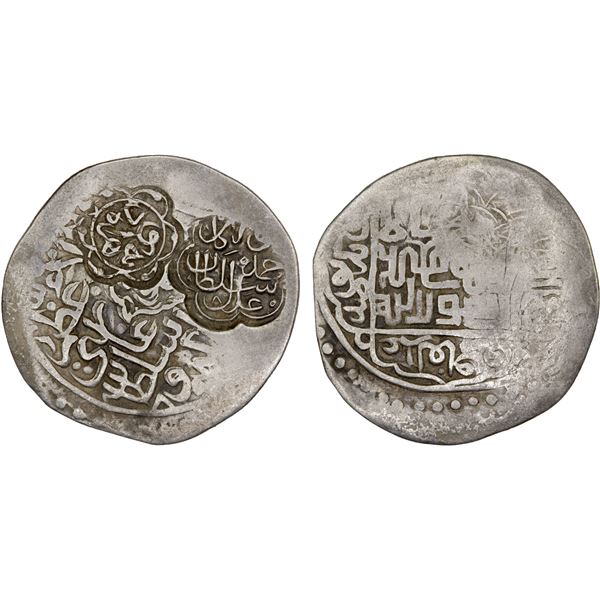 TIMURID: Sultan Ahmad, 1469-1494, AR tanka (4.69g), NM, AH898