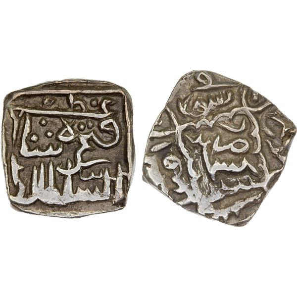 KASHMIR: Fath Shah, 1487-1517, AR sasnu (6.17g), Kashmir, AH842 (frozen), VF-XF