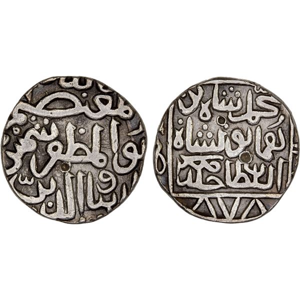 KULBARGA (BAHMANIDS): Muhammad III, 1463-1482, AR tanka (10.99g), Muhammadabad, AH878, nice VF-XF
