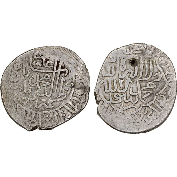 MUGHAL: Babur, 3rd reign, 1504-1530, AR tanka (4.54g), NM, ND, F-VF
