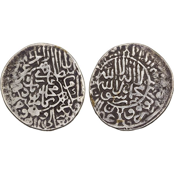 MUGHAL: Kamran Mirza, 1530-1555, AR reduced shahrukhi (3.89g), Qandahar, ND, VF