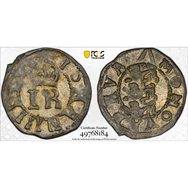 ESTONIA (SWEDISH): Johan III, 1569-1592, AR shilling, Reval, ND (1568-1592), PCGS AU53