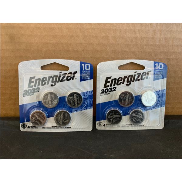 Lot of 2 Energizer Lithium Batteries - 2032