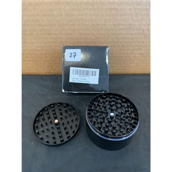 Black 3" Herb Grinder