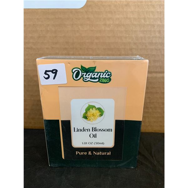 Organic Zing - Linden Blossom Oil - Pure & Natural 1.01 Oz (30mL)