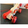 Image 2 : Lucy & Leo's CartoonTractor Animals Wooden Pull Walking Puppy Toy