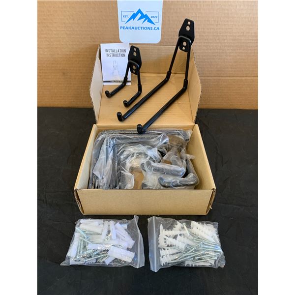 12 Pack Garage Utility Hooks Large Size Black