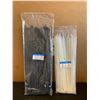 Image 1 : Pack of 200 Nylon Cable Ties - 12"/ 14" (8x350/ 5x300)