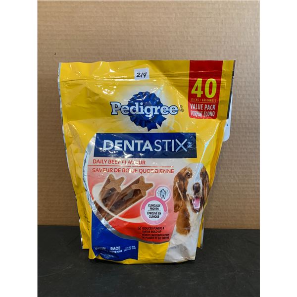 Pedigree DentaStix Beef Flavour 40 Stick Pack Medium Breed