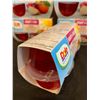 Image 3 : Dole Fruit And Gel Apples In Raspberry Gel Six 4 Packs 123g Cups