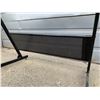 Image 3 : Glass Computer Work Desk Black