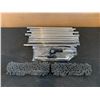 Image 1 : Window Washing Cleaner Squeegee Duster 2 in 1 Tool Kit Spliceable Extension Poles