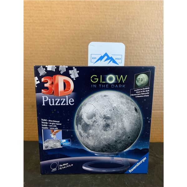 3D Puzzle of The Moon Glow In The Dark Ravensburger