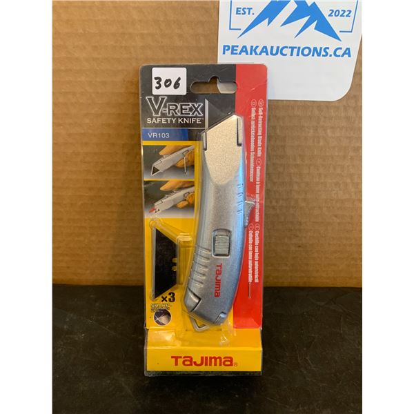 V-rex Saftey Knife Self Tetracting Blade Knife