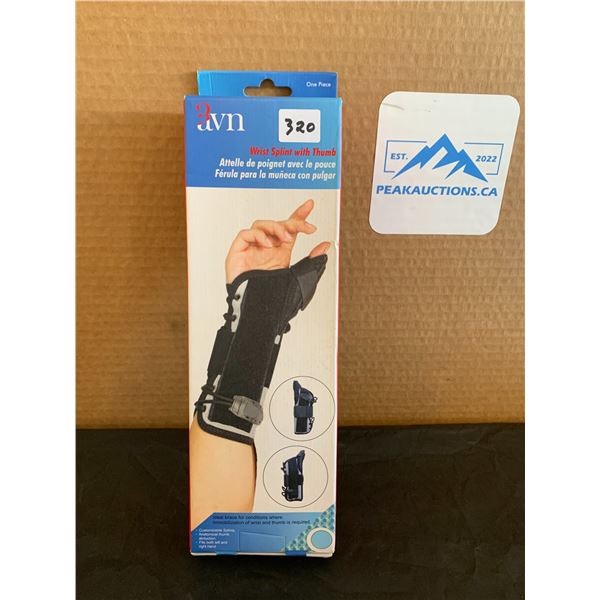 Wrist Splint With Thumb Brace Medium Size