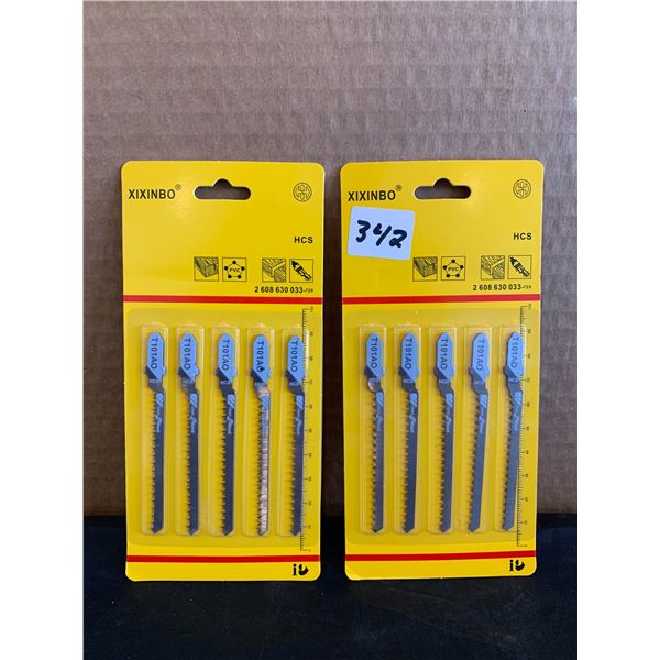 Lot of 2 Xixinbo Jig Saw Blades T101ao For Wood