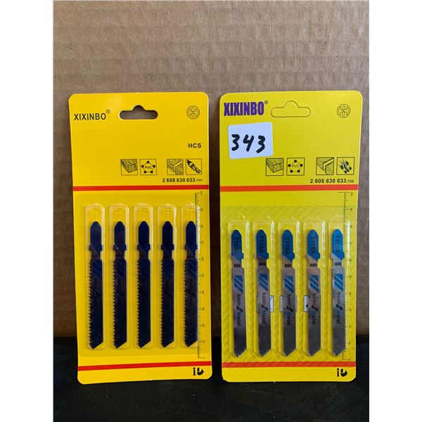 Lot of 2 Xixinbo Jig Saw Blades T118b & T118a For Metal