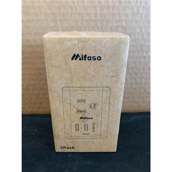 Mifaso 2-Pack European Travel Adapter - Type C