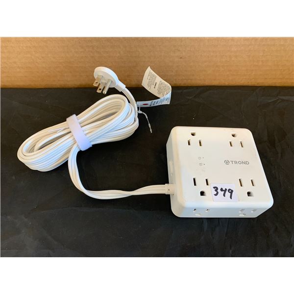 TROND Surge Protector Power Bar - USB and USB-C Plug