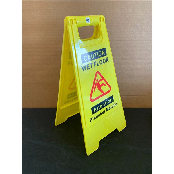 Caution Wet Floor Stand