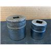 Image 2 : Lot of 2 Snap on Sockets 1 1/4 And 1 Inch for 1/2 Inch Drive
