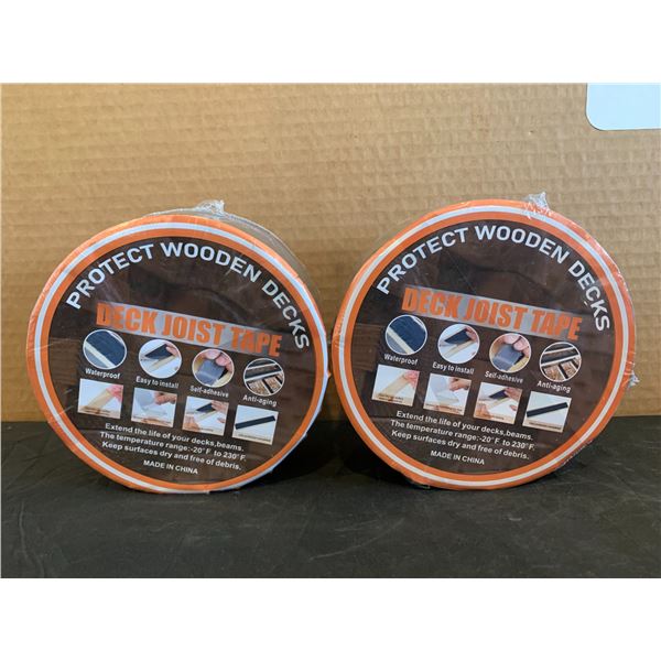 Butyl Joist Decking Tape 2"x 50' 2 Pack