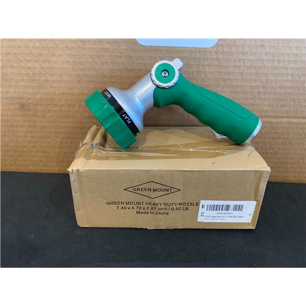 Green Mount Heavy Duty Hose Nozzle Colour Green