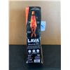 Image 3 : Schylling Classic Lava Lamp Flowing Red Lava In Orange Liquid 14.4 Inch