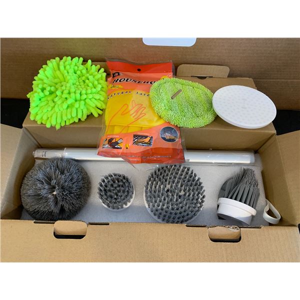 Dankari Electric Spin Scrubber Brush With Attatchments  M6