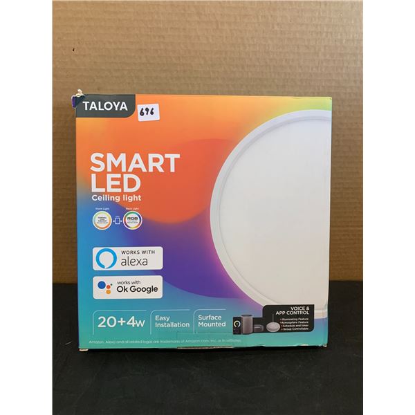 Tayola Smart LED Ceiling Light Works With Alexa And Google Voice And App Control