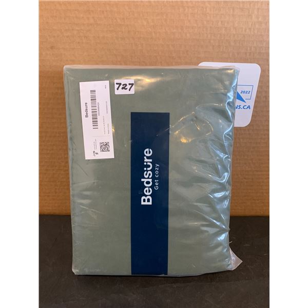 Bedsure Get Cozy Duvet Cover Set Green Colour Queen Size