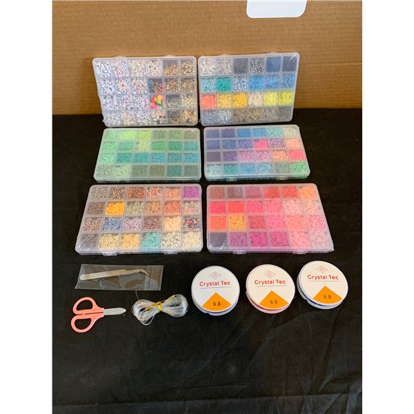 Easeya 18000Pcs Clay Bead Jewelry Making Set