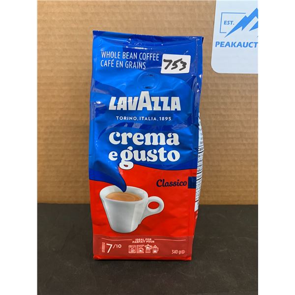 Lavazza Crema Egusto Whole Bean Coffee 340g BB 05/06/2025